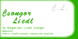csongor liedl business card